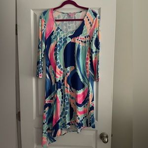 Lilly Pulitzer Ariana Asymmetrical Dress Size Medium